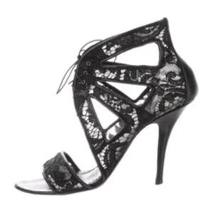 Givenchy Gladiator Sandals lace and leather